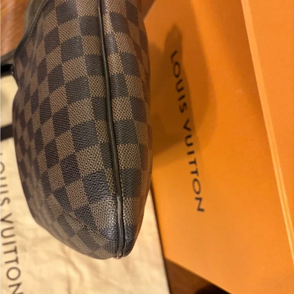 LV Bloomsbury PM Damier Ebene Brown Leather Crossbody/Shoulder Bag - Picture 4 of 17